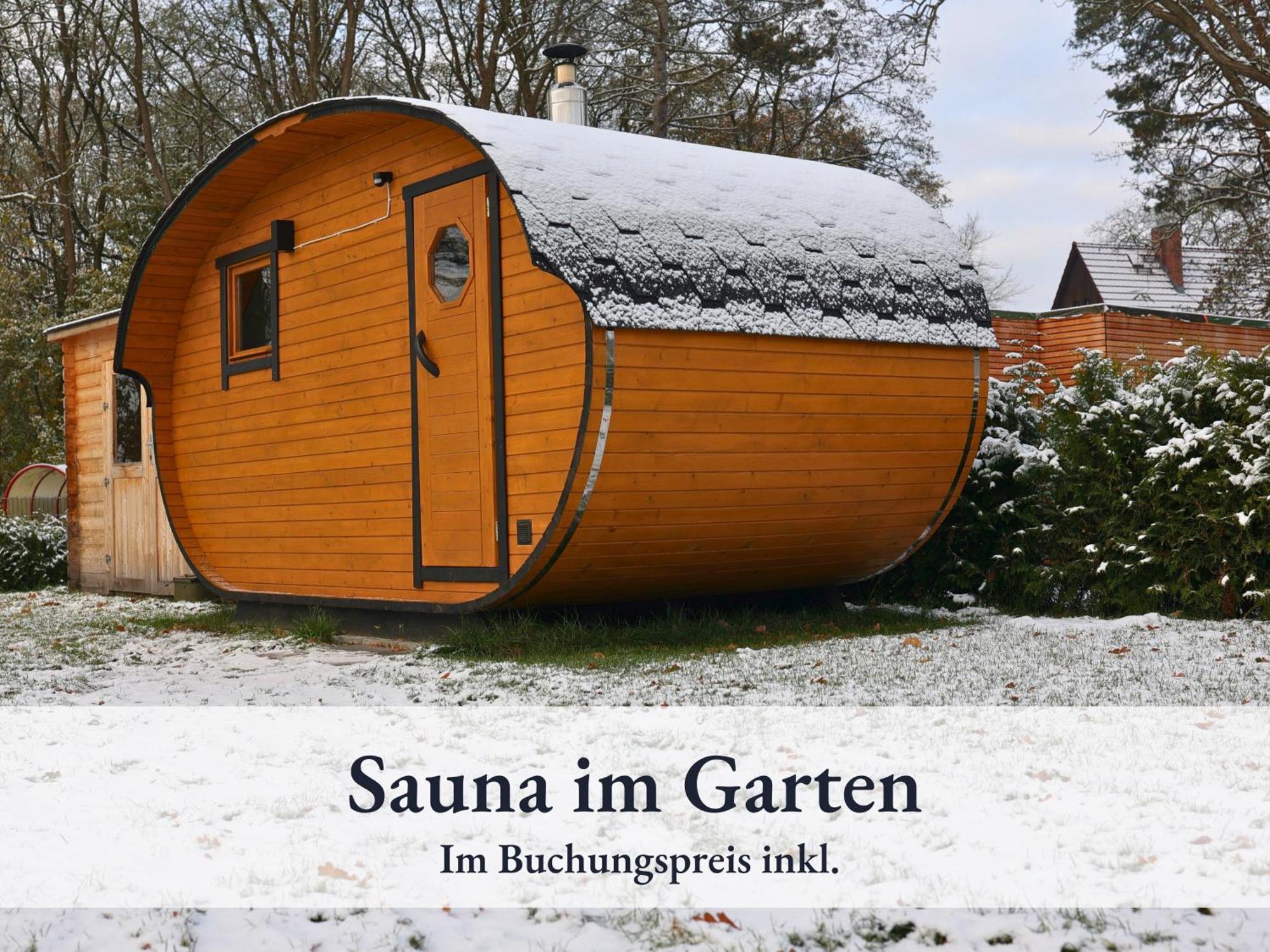 Fewo River I Wellnesstraum I Winterentspannung I Inkl Badefass I Kamin I Sauna Wendisch Rietz Eksteriør bilde